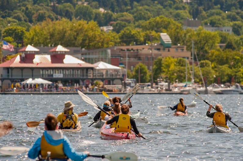 Kayaking at the University of Vermont